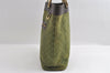 Auth Louis Vuitton Monogram Mini Lucille GM Hand Tote Bag M92681 Green LV 5788I