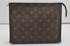 Authentic Louis Vuitton Monogram Poche Toilette 26 M47542 Cosmetics Pouch 5789I