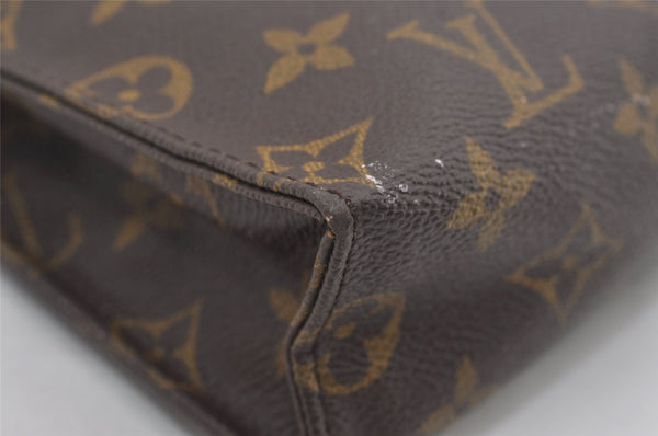 Authentic Louis Vuitton Monogram Poche Toilette 26 M47542 Cosmetics Pouch 5789I