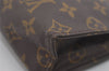 Authentic Louis Vuitton Monogram Poche Toilette 26 M47542 Cosmetics Pouch 5789I