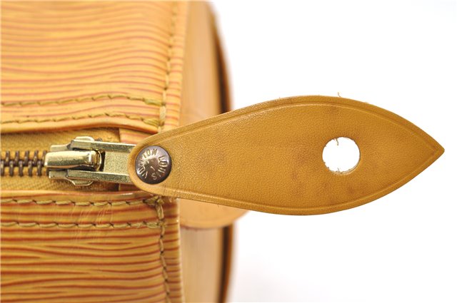 Authentic Louis Vuitton Epi Speedy 25 Hand Boston Bag Yellow M43019 LV 5790D