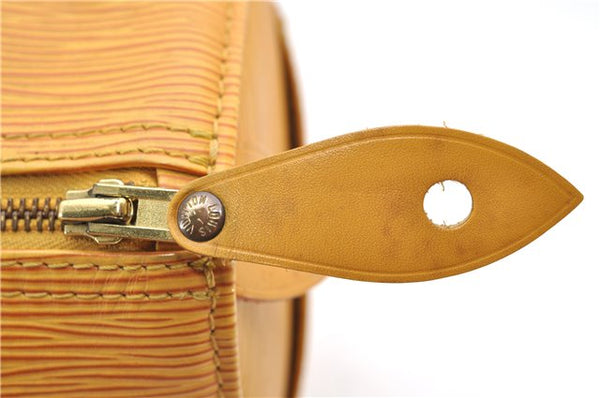 Authentic Louis Vuitton Epi Speedy 25 Hand Boston Bag Yellow M43019 LV 5790D