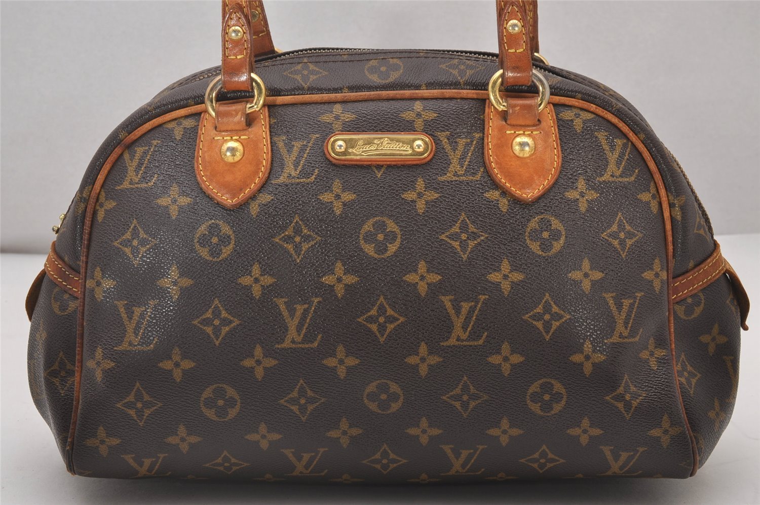 Authentic Louis Vuitton Monogram Montorgueil PM M95565 Shoulder Bag Junk 5790I