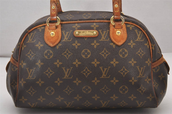 Authentic Louis Vuitton Monogram Montorgueil PM M95565 Shoulder Bag Junk 5790I