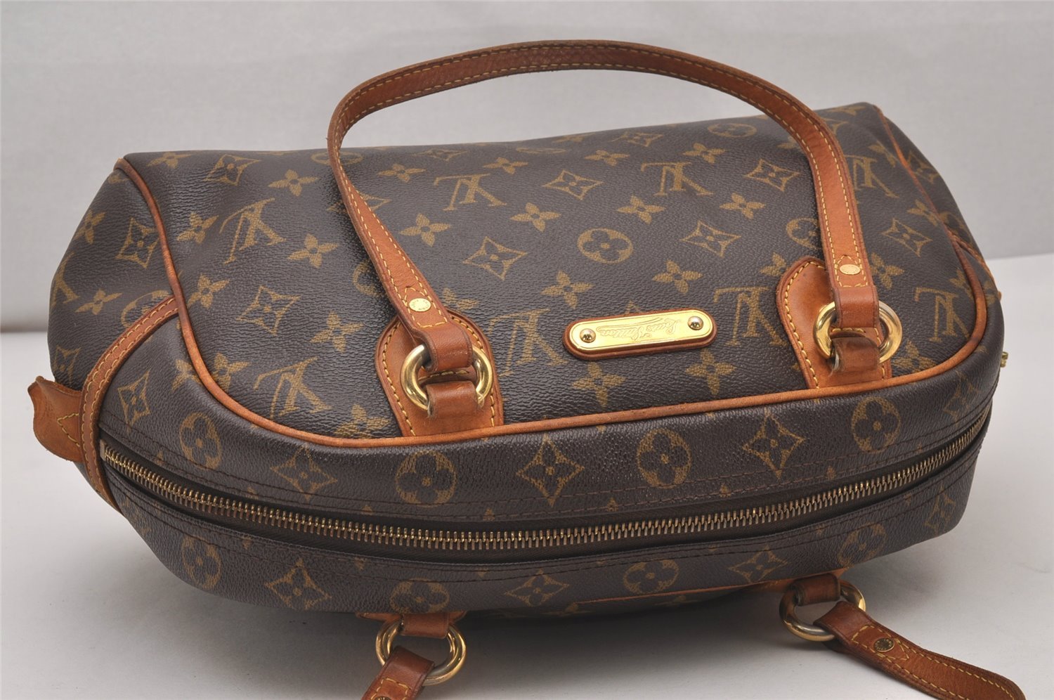 Authentic Louis Vuitton Monogram Montorgueil PM M95565 Shoulder Bag Junk 5790I