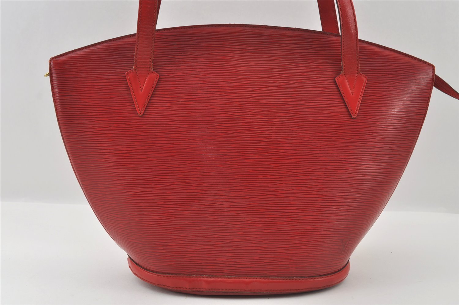 Auth Louis Vuitton Epi Saint Jacques Shopping Shoulder Bag Red M52267 LV 5791I