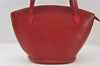 Auth Louis Vuitton Epi Saint Jacques Shopping Shoulder Bag Red M52267 LV 5791I