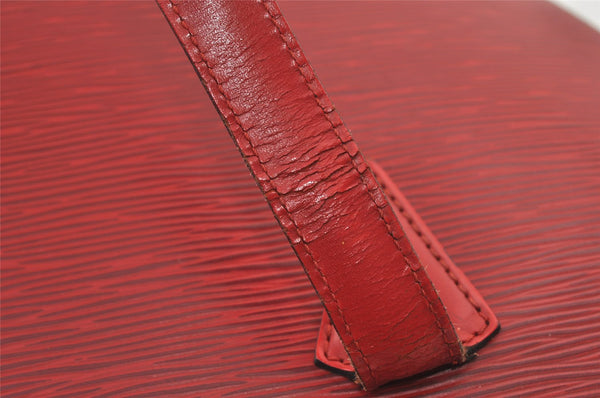 Auth Louis Vuitton Epi Saint Jacques Shopping Shoulder Bag Red M52267 LV 5791I