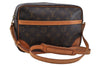 Auth Louis Vuitton Monogram Trocadero 27 Shoulder Cross Body Bag M51274 LV 5792D
