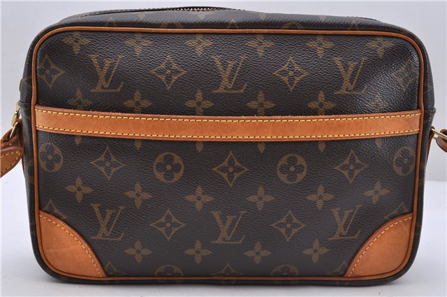 Auth Louis Vuitton Monogram Trocadero 27 Shoulder Cross Body Bag M51274 LV 5792D