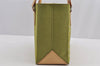 Authentic BURBERRY Nylon Leather Shoulder Hand Bag Purse Light Green 5792I