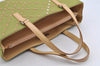 Authentic BURBERRY Nylon Leather Shoulder Hand Bag Purse Light Green 5792I