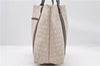 Authentic BVLGARI Logomania Hand Tote Bag Nylon Leather Brown 5794C