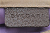 Authentic BVLGARI Logomania Hand Tote Bag Nylon Leather Brown 5794C