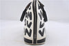 Authentic Louis Vuitton Graffiti Alma MM Hand Bag Black x White M92179 LV 5794D