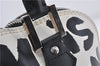 Authentic Louis Vuitton Graffiti Alma MM Hand Bag Black x White M92179 LV 5794D