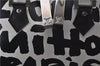 Authentic Louis Vuitton Graffiti Alma MM Hand Bag Black x White M92179 LV 5794D