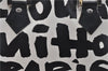 Authentic Louis Vuitton Graffiti Alma MM Hand Bag Black x White M92179 LV 5794D