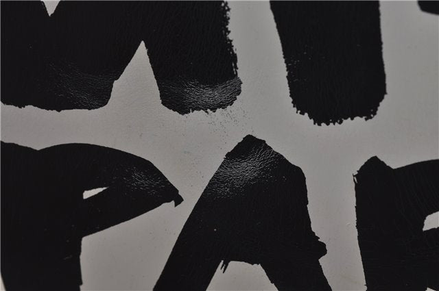 Authentic Louis Vuitton Graffiti Alma MM Hand Bag Black x White M92179 LV 5794D