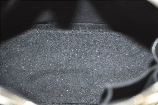 Authentic Louis Vuitton Graffiti Alma MM Hand Bag Black x White M92179 LV 5794D