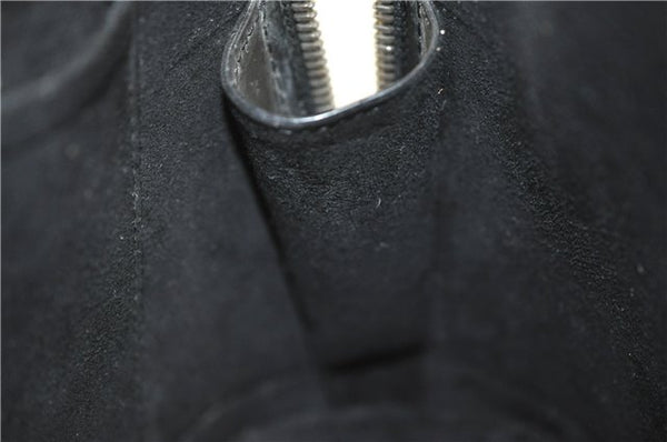 Authentic Louis Vuitton Graffiti Alma MM Hand Bag Black x White M92179 LV 5794D