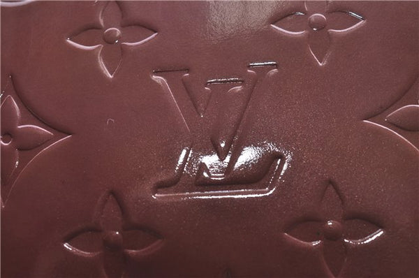 Authentic Louis Vuitton Vernis Sutton Shoulder Hand Bag Purple M91081 LV 5795D