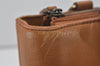 Authentic BURBERRY Vintage Leather Shoulder Tote Bag Brown 5795I