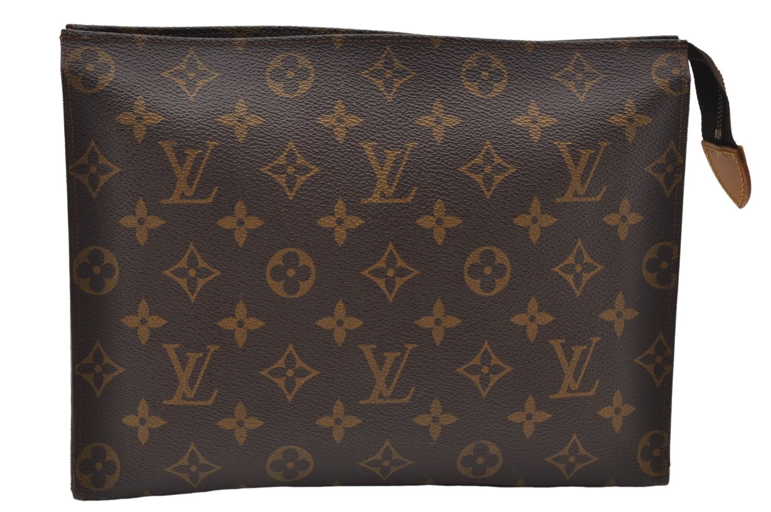 Auth Louis Vuitton Monogram Poche Toilette 26 Cosmetics Pouch Old Model 5796E
