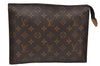 Auth Louis Vuitton Monogram Poche Toilette 26 Cosmetics Pouch Old Model 5796E