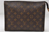 Auth Louis Vuitton Monogram Poche Toilette 26 Cosmetics Pouch Old Model 5796E