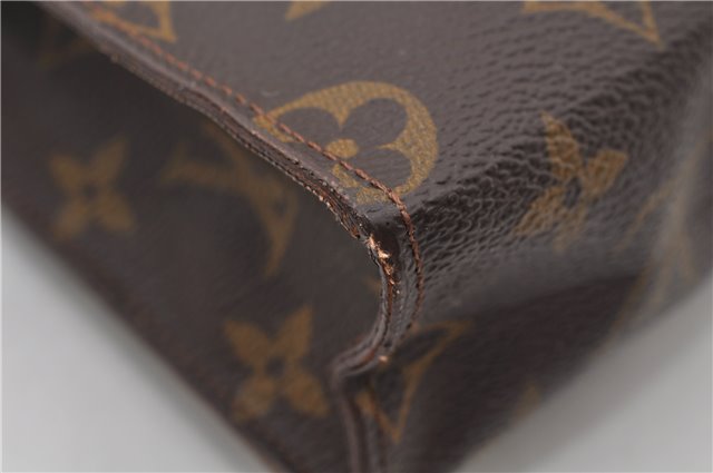 Auth Louis Vuitton Monogram Poche Toilette 26 Cosmetics Pouch Old Model 5796E
