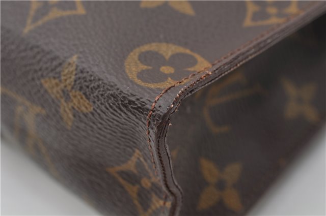 Auth Louis Vuitton Monogram Poche Toilette 26 Cosmetics Pouch Old Model 5796E