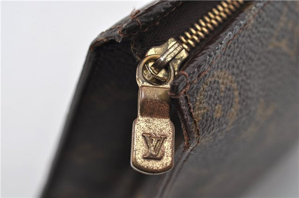 Auth Louis Vuitton Monogram Poche Toilette 26 Cosmetics Pouch Old Model 5796E