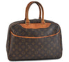 Authentic LOUIS VUITTON Monogram Deauville Hand Bag M47270 LV 5797C