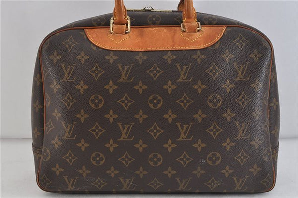 Authentic LOUIS VUITTON Monogram Deauville Hand Bag M47270 LV 5797C