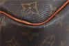 Authentic LOUIS VUITTON Monogram Deauville Hand Bag M47270 LV 5797C