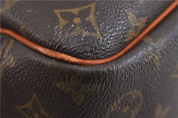 Authentic LOUIS VUITTON Monogram Deauville Hand Bag M47270 LV 5797C