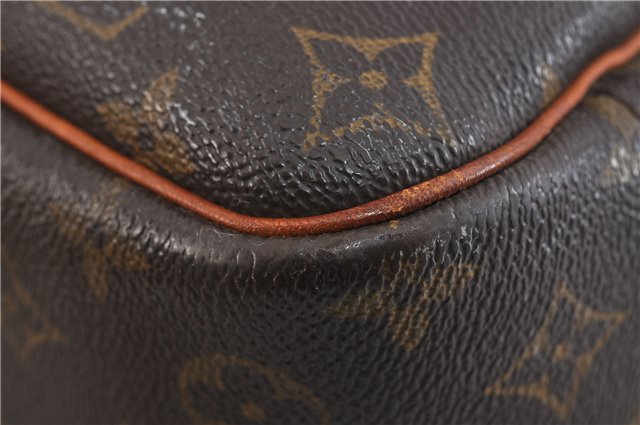 Authentic LOUIS VUITTON Monogram Deauville Hand Bag M47270 LV 5797C