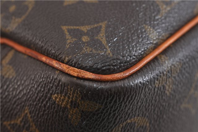 Authentic LOUIS VUITTON Monogram Deauville Hand Bag M47270 LV 5797C