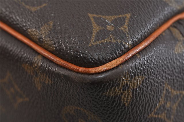 Authentic LOUIS VUITTON Monogram Deauville Hand Bag M47270 LV 5797C