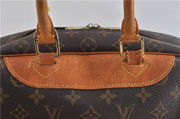 Authentic LOUIS VUITTON Monogram Deauville Hand Bag M47270 LV 5797C