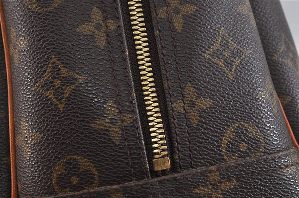 Authentic LOUIS VUITTON Monogram Deauville Hand Bag M47270 LV 5797C