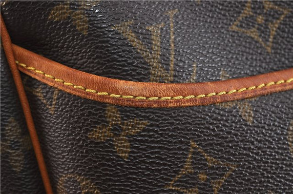 Authentic LOUIS VUITTON Monogram Deauville Hand Bag M47270 LV 5797C