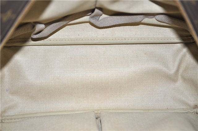 Authentic LOUIS VUITTON Monogram Deauville Hand Bag M47270 LV 5797C