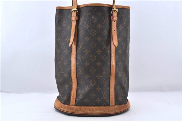 Authentic LOUIS VUITTON Monogram Bucket GM Shoulder Bag Purse M42236 LV 5798C