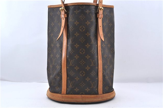 Authentic LOUIS VUITTON Monogram Bucket GM Shoulder Bag Purse M42236 LV 5798C