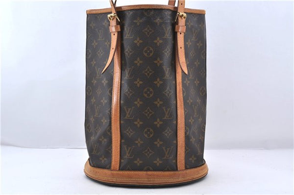 Authentic LOUIS VUITTON Monogram Bucket GM Shoulder Bag Purse M42236 LV 5798C