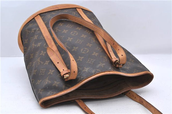 Authentic LOUIS VUITTON Monogram Bucket GM Shoulder Bag Purse M42236 LV 5798C
