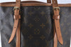 Authentic LOUIS VUITTON Monogram Bucket GM Shoulder Bag Purse M42236 LV 5798C