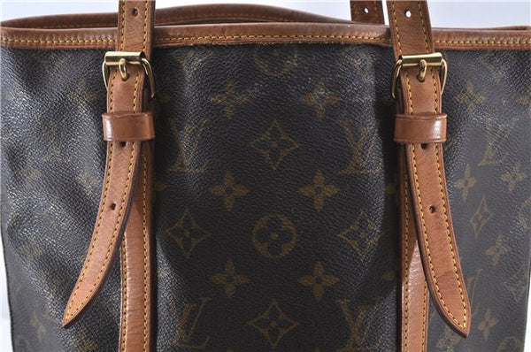Authentic LOUIS VUITTON Monogram Bucket GM Shoulder Bag Purse M42236 LV 5798C